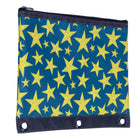 Pep Rally - Pochette pour reliure à 3 anneaux - Cosmic Journey-Design rayé à nœuds avec accents bleu foncé
