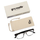 Gry Mattr - Lunettes De Lecture Anti-Lumière Bleue Zurich Éco +2.00-Protection contre la lumière bleue des écrans numériques. Réduit la fatigue oculaire