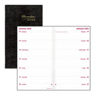 Brownline - 2026 Agenda de poche hebdomadaire Deux semaines par page double - 6 po x 3-1/2 po - Noir - Anglais-12 mois: janvier 2026 à décembre 2026 