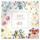 Mead - Calendrier décoratif Leah Bisch 2027, 12 po x 12 po, bilingue-Présente des œuvres distinctives de Leah Bisch au style visuel expressif