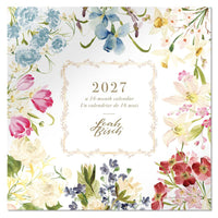 Mead - Calendrier décoratif Leah Bisch 2027, 12 po x 12 po, bilingue-Présente des œuvres distinctives de Leah Bisch au style visuel expressif