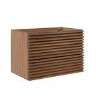 Modway - Render Fixation murale de 30" Armoire de toilette de salle de bain (lavabo non inclus) - Noyer-7