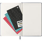 Moleskine - 2026 Classic 12 mois couverture rigide agenda semainier - 5 po x 8.25 po - bleu saphir-Pochette Intérieure À Soufflet Assortie