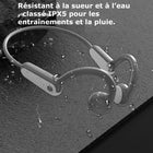 MyBat - Casque Bluetooth à conduction osseuse ouvert SYB SonicPulse-Commandes mains libres intégrées - Gérez la musique, les appels et l’assistant vocal en toute simplicité