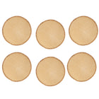 Maxwell & Williams - Accents de Table Napperon Ronde - 38 cm - Naturel - Paquet de 6-Essuyer avec un chiffon humide