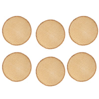 Maxwell & Williams - Accents de Table Napperon Ronde - 38 cm - Naturel - Paquet de 6-Essuyer avec un chiffon humide