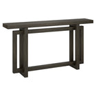 Hudson&Canal - Console Breslow 55" L - Brun aulne-Un design transitionnel moderne pour votre entrée, votre salon, votre bureau et plus encore