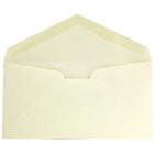 JAM Paper - Enveloppes d'invitation Monarch Strathmore - 3,875 po x 7,5 po - vélin ivoire - paquet de 50 (3197718I)-50 enveloppes par paquet