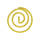 JAM Paper - Trombones circulaires - trombones ronds - jaunes - paquet de 50-Quantité : 50 par boîte | Emballé dans une boîte transparente réutilisable pour garder votre bureau ou votre tiroir de bureau organisé