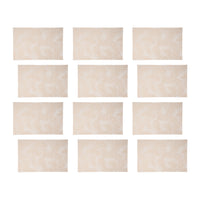 Maxwell & Williams - Accents de Table Napperon Rectangulaire - 45 x 30 cm - Feuille Dorée - Paquet de 12-Essuyer avec un chiffon humide