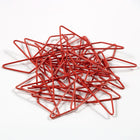 JAM Paper - Pinces papillon colourées - pinces à papier rouges - paquet de 15-Les pinces sont fabriquées à partir de fil d'acier de haute qualité et ont une finition colourée brillante | Capacité de 75 feuilles.