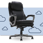 Serta® - Fauteuil de direction SmartLayers™ Arlington Air™, noir-Les commandes tactiles ergonomiques permettent des réglages d'inclinaison et de hauteur du siège