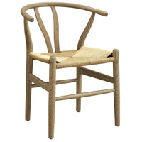 Modway - Amish 29" Chaise à manger - Gris-Chaise à manger en bois d’orme