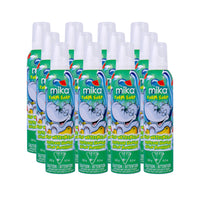 Mika - Savon mousse pour enfants - Pastèque sauvage - 232 g - Lot de 12-Mousse douce et amusante, adaptée au bain, à la douche ou à la piscine