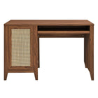 Modway - Soma 47" Bureau - Noyer-Porte articulée
