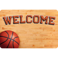 Ashley Productions - The Original Fun Mat - Tapis de Bienvenue - 15 -5" x 23 -5" - Tapis de Bienvenue Basketball-Mesure et design : Le tapis de bienvenue de basketball mesure 15,5 po x 23,5 po.