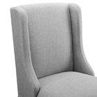 Modway - Baron Tissu rembourré Tabouret de comptoir - Gris clair-Assemblée requise