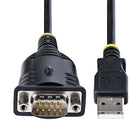 Startech - Câble USB-série de 3 pieds (1 m) - Convertisseur DB9 mâle RS232 vers USB - CI prolifique-Applications : Ce câble USB vers série est idéal pour les applications informatiques telles que les salles de serveurs, le contrôle/automatisation industrielle, la logistique, le point de vente, les installations audiovisuelles, les laboratoires, etc. Continuez à utiliser du matériel hérité avec des systèmes modernes, en utilisant ce câble USB vers RS232
