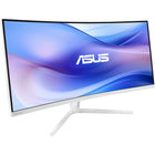 ASUS - Incurvé Moniteur Eye Care VA 34 po - VU34WCIP-W-Connectivité étendue incluant USB-C, HDMI, DisplayPort et hub USB