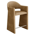 Modway - Talia 37 pouces Cuir végane Tabouret de comptoir - Grillé-Rembourrage en cuir végane