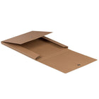 JAM Paper - Portefeuille vertical à fermeture pression - 12 1/8 x 9 x 1/2 - Kraft brun-Ces portefeuilles disposent d'une fermeture à pression, gardant vos objets en sécurité, vous permettant de les récupérer en un clin d'œil
