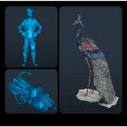 Creality - Scanner 3D CR-Scan Otter-Anti-tremblement pour une numérisation fluide