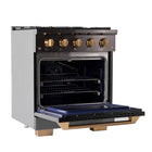 Kucht - 30 po Série KEG style professionnel au gaz, prête pour le propane - Gemstone-L’allumage électronique avec rallumage automatique réduit le risque de fuites de gaz pour plus de sécurité
