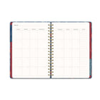 Orange Circle Studio - Agenda à trois onglets non daté - Garden Renaissance - 9.67" x 7.48" - Couleur assortie - Anglais-Inclut des autocollants découpés pleine couleur
