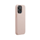 General Supply Goods + Co Vegan Leather Case with Metallic Buttons and MagSafe Compatible for iPhone 13/13 Pro - Pink Clay-Argile rose