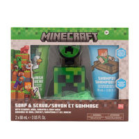 Mincecraft - Savon et gommage-Donnez une nouvelle dimension à l'heure du bain avec le kit de savon et gommage Minecraft