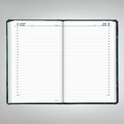 Brownline - 2026 Agenda quotidien Traditional - 13-3/8 po x 8 po - Marbre vert - Anglais-Reliure cousue avec couverure rigide marbrée vert. Épine et coins noirs