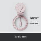 Logitech Brio 300 Webcam Full HD avec confidentialité, micro à réduction de bruit - Rose-9