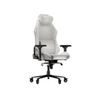 Blacklyte - Fauteuil de jeu ergonomique à dossier haut Athena - Blanc-Fabriqué en mousse à mémoire de forme haute densité pour un confort durable pendant les jeux ou les tâches de bureau