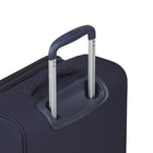 Bugatti - Collection Amsterdam Valise souple de cabine 21.50 po - Marine-Système de poignée de chariot télescopique ultra-robuste avec hauteurs de verrouillage à plusieurs niveaux