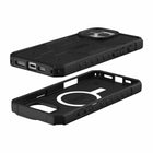 UAG - Coque Pathfinder robuste avec MagSafe pour iPhone 16 Pro Max - Noire-Bord surélevé pour protéger la caméra