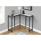 Monarch Specialties - 2159 Table D'Appoint - 36 po L/Marbre Blanc/Console De Coin-2