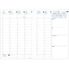 Quo Vadis - Ministre Agenda Semainier - 16 cm l x 24 cm H - Club Couleurs Assorties - Français-Fascicule amovible