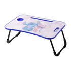 Danawares - Bureau d'appoint pliable Disney Stitch-Porte-gobelet intégré : ses pieds rabattables offrent une surface surélevée et stable et se replient à plat pour un rangement compact , cela permet d'éviter les renversements et de garder les boissons à portée de main