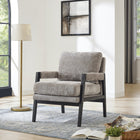 Brassex - Chaise d'appoint 248175 Hugo - gris-Revêtement en tissu chenille riche