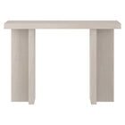 Hudson&Canal - Console Dimitra 42" L - Blanc aulne-La table est fabriquée à partir de matériaux MDF de haute qualité et durables