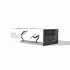 Intekview - Bras double pour écrans premium avec contrepoids-Inclinaison ajustable : +90° à -45° pour un angle de vision optimal