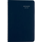 AT-A-GLANCE - Agenda scolaire de bureau hebdomadaire 2024-2025 - 4 7/8 po x 8 po - assorties - bilingue-Les couleurs de couvertures assorties incluent le noir, le blanc ou le marine (le choix de couleurs n'est pas offert en ligne)