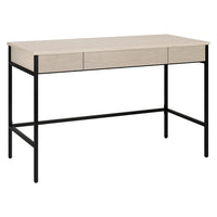 Hudson&Canal - Bureau Nolan 48" - Aulne blanc-Un design moderne du milieu du siècle pour votre bureau à domicile, votre dortoir ou votre bureau