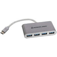 Iogear – Concentrateur USB-C à USB-A à 4 ports (IOGGUH3C14)-Connectez jusqu’à 4 appareils USB 3.0 au port USB-C de votre ordinateur