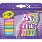 Crayola - Marqueurs Pailletés, Lot de 8-Marqueurs à paillettes crayola : Comprend 8 marqueurs pailletés, parfaits pour les surfaces pâles et foncées