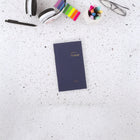 Cambridge - Agenda scolaire mensuel de poche 2 ans WorkStyle 2025-2027 - 6 3/16 po H x 3 5/8 po l - bleu marine - bilingue-Un mois par double page avec des blocs quotidiens non lignés et une section de notes