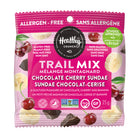 Healthy Crunch - Mélange de fruits et de graines pour coupe glacée au chocolat et aux cerises, 50 unités x 25 grammes-Sans allergène, approuvé par l'école