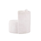Brassex - Chaise d'appoint 723649 Callan - blanche-Revêtement en tissu de qualité supérieure