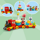 LEGO - DUPLO Disney Le train d’anniversaire de Mickey et Minnie-Les tout-petits acquièrent d'importantes compétences préscolaires grâce à des projets de construction créatifs et des jeux de rôle
