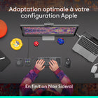Logitech - MX Master 4 for Mac, souris Bluetooth ergonomique - Noir Sidéral-Bénéficiez d'un abonnement gratuit d'un mois à Adobe Creative Cloud lors de l’achat d’une souris MX Master 4 for Mac	